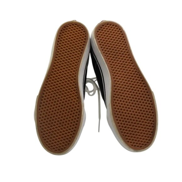 Vans Sk8 Hi High Top Skate Shoes Black White Mens 4 Womens 5.5 Canvas Suede - Picture 6 of 7